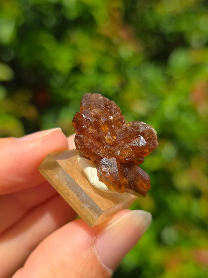 Quartz "citrine" ou "fleur de citrine" du Maroc