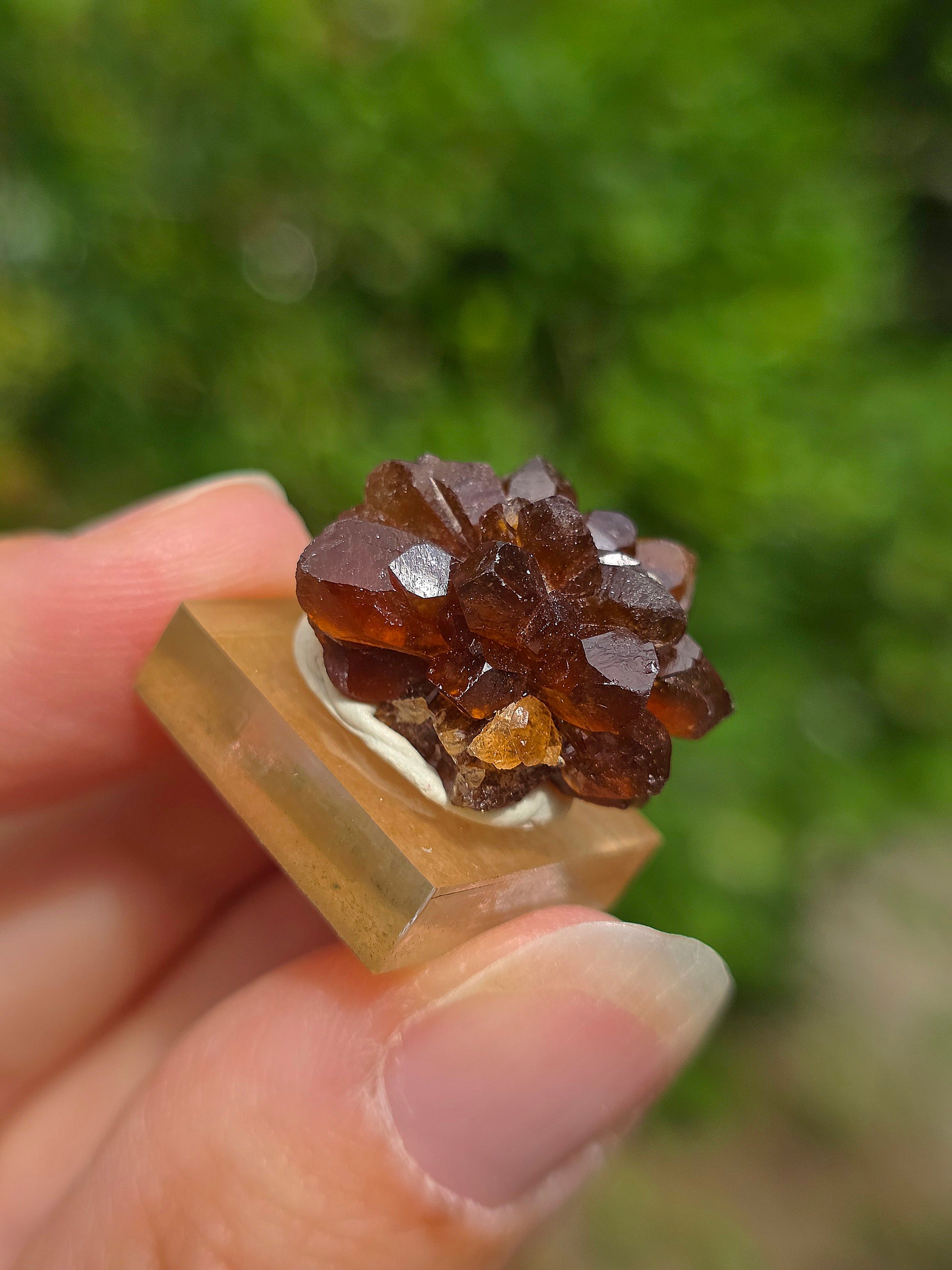 Quartz "citrine" ou "fleur de citrine" du Maroc