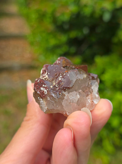 Quartz hématoïde du Maroc n°1