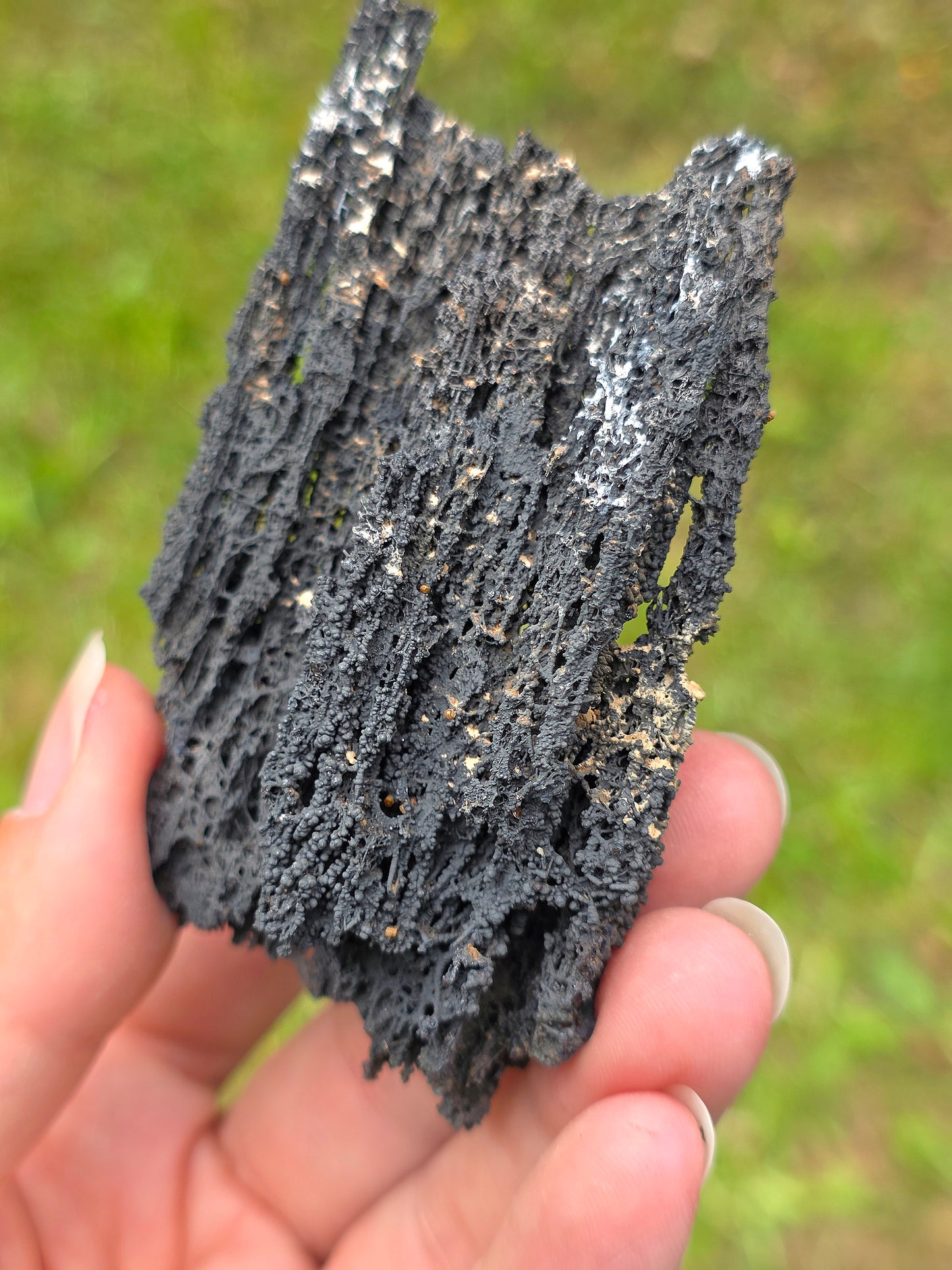 Goethite dentelle avec vanadinite Maroc