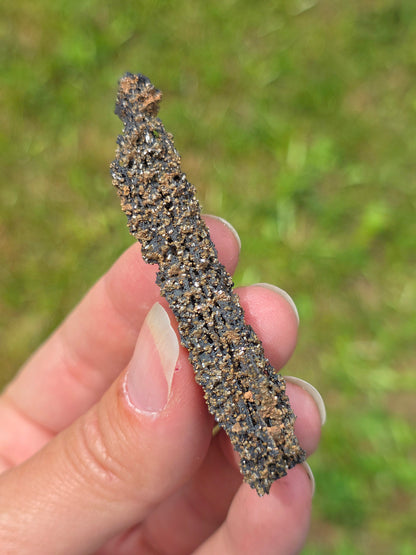 Goethite dentelle avec Vanadinite du Maroc