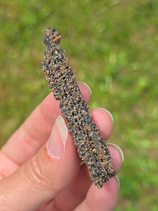 Goethite dentelle avec Vanadinite du Maroc