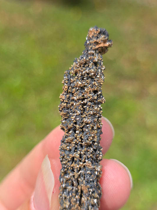 Goethite dentelle avec Vanadinite du Maroc