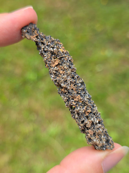 Goethite dentelle avec Vanadinite du Maroc