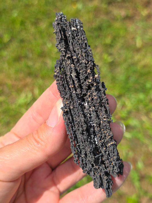 Goethite dentelle avec Vanadinite du Maroc