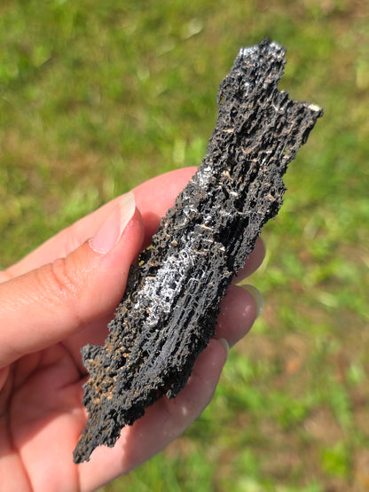 Goethite dentelle avec Vanadinite du Maroc