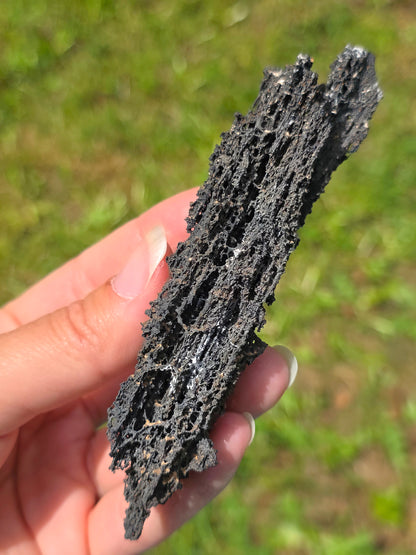 Goethite dentelle avec Vanadinite du Maroc