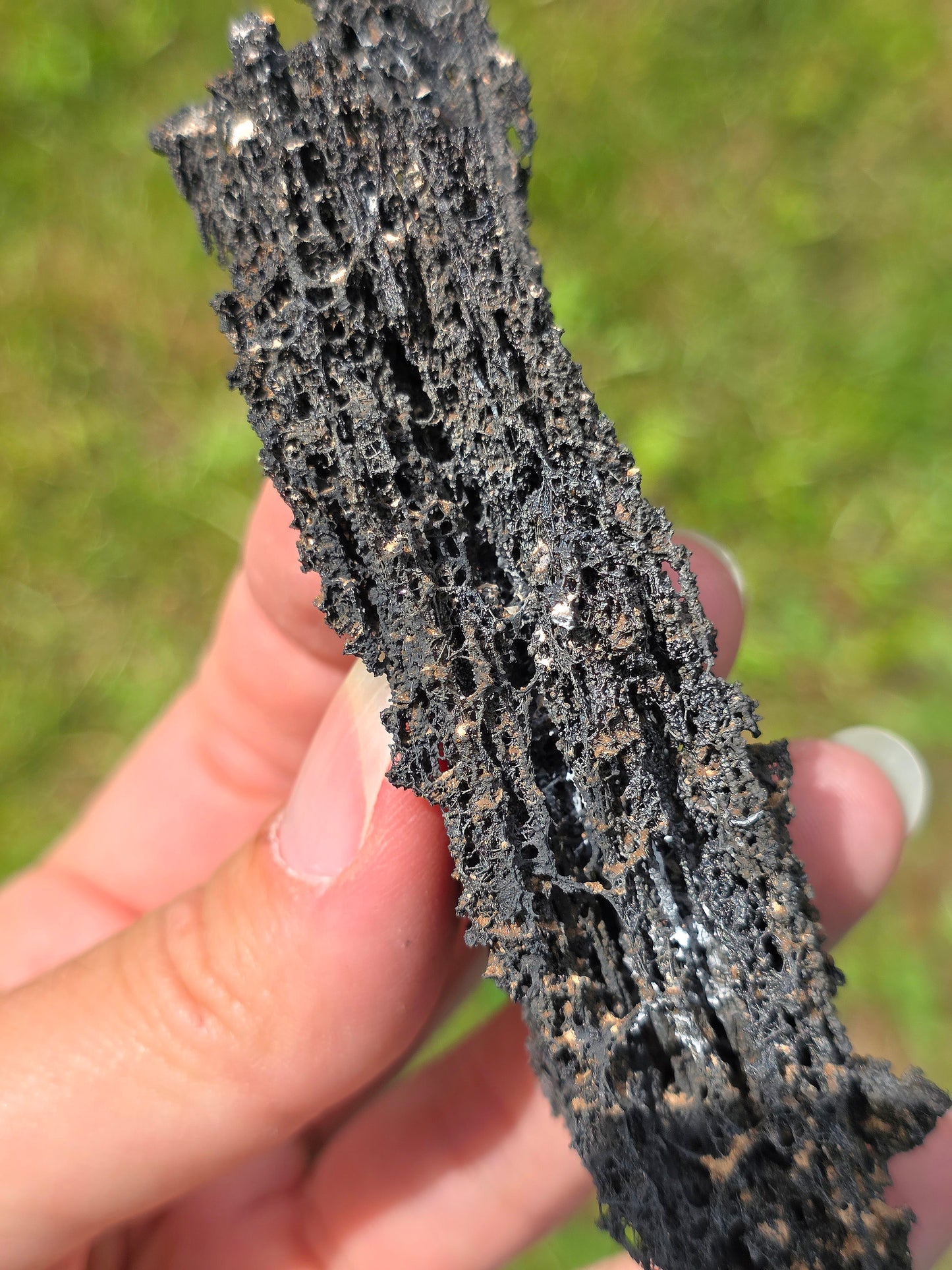 Goethite dentelle avec Vanadinite du Maroc