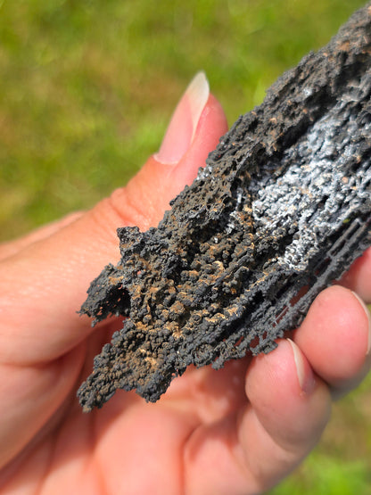 Goethite dentelle avec Vanadinite du Maroc