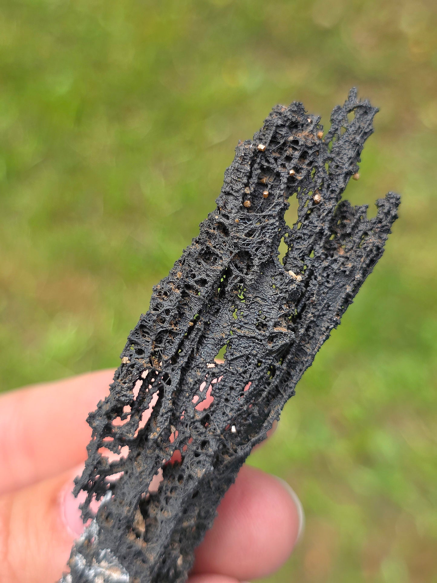 Goethite dentelle avec Vanadinite Maroc