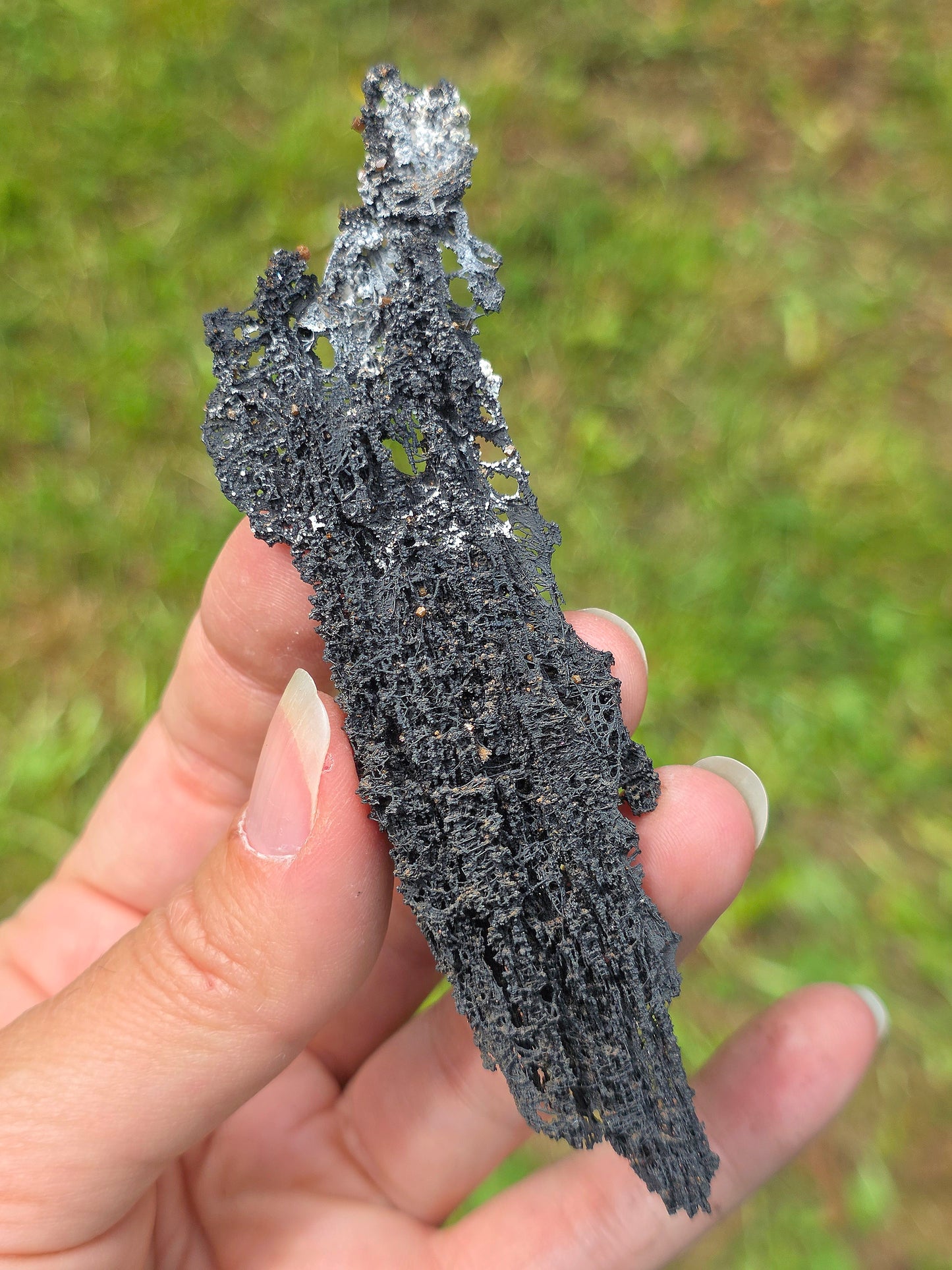 Goethite dentelle avec Vanadinite du Maroc