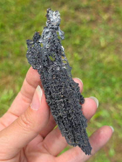 Goethite dentelle avec Vanadinite du Maroc