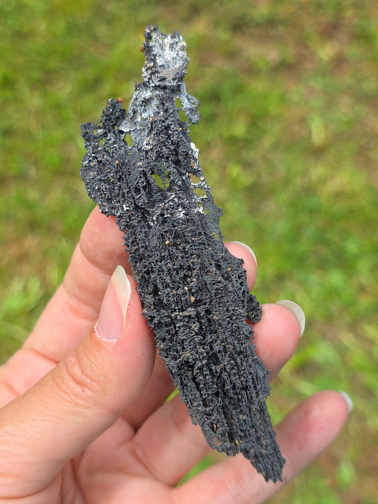 Goethite dentelle avec Vanadinite du Maroc