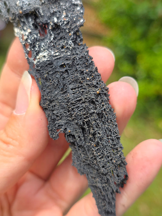 Goethite dentelle avec Vanadinite du Maroc