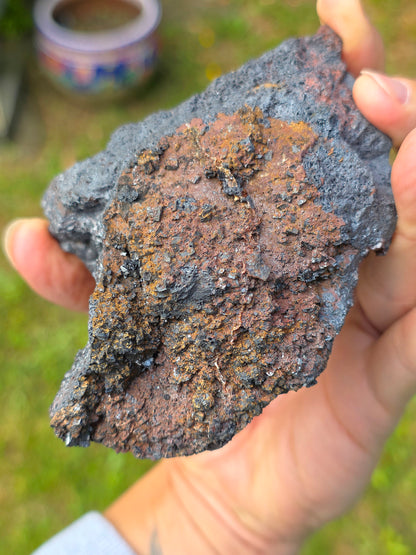 Goethite velours marron et botryoïdale du Tarn