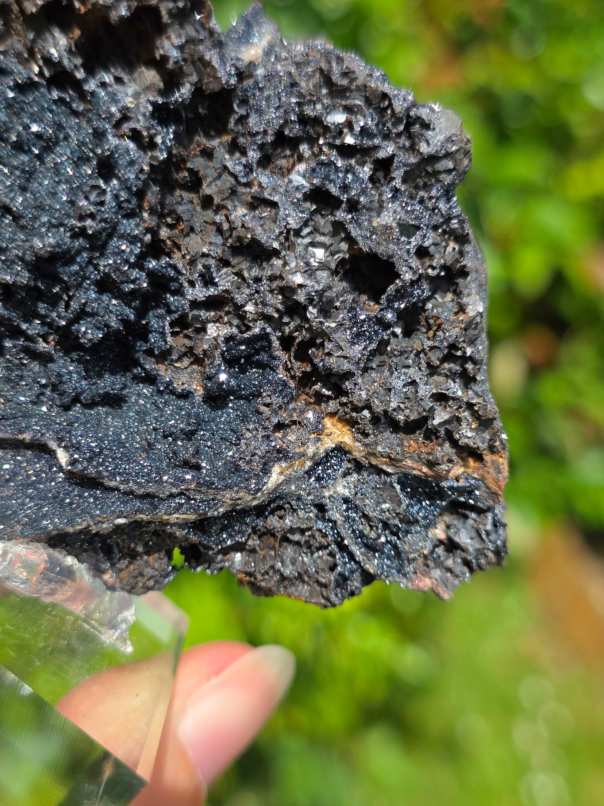 Goethite "Millefeuille" sur Quartz du Tarn