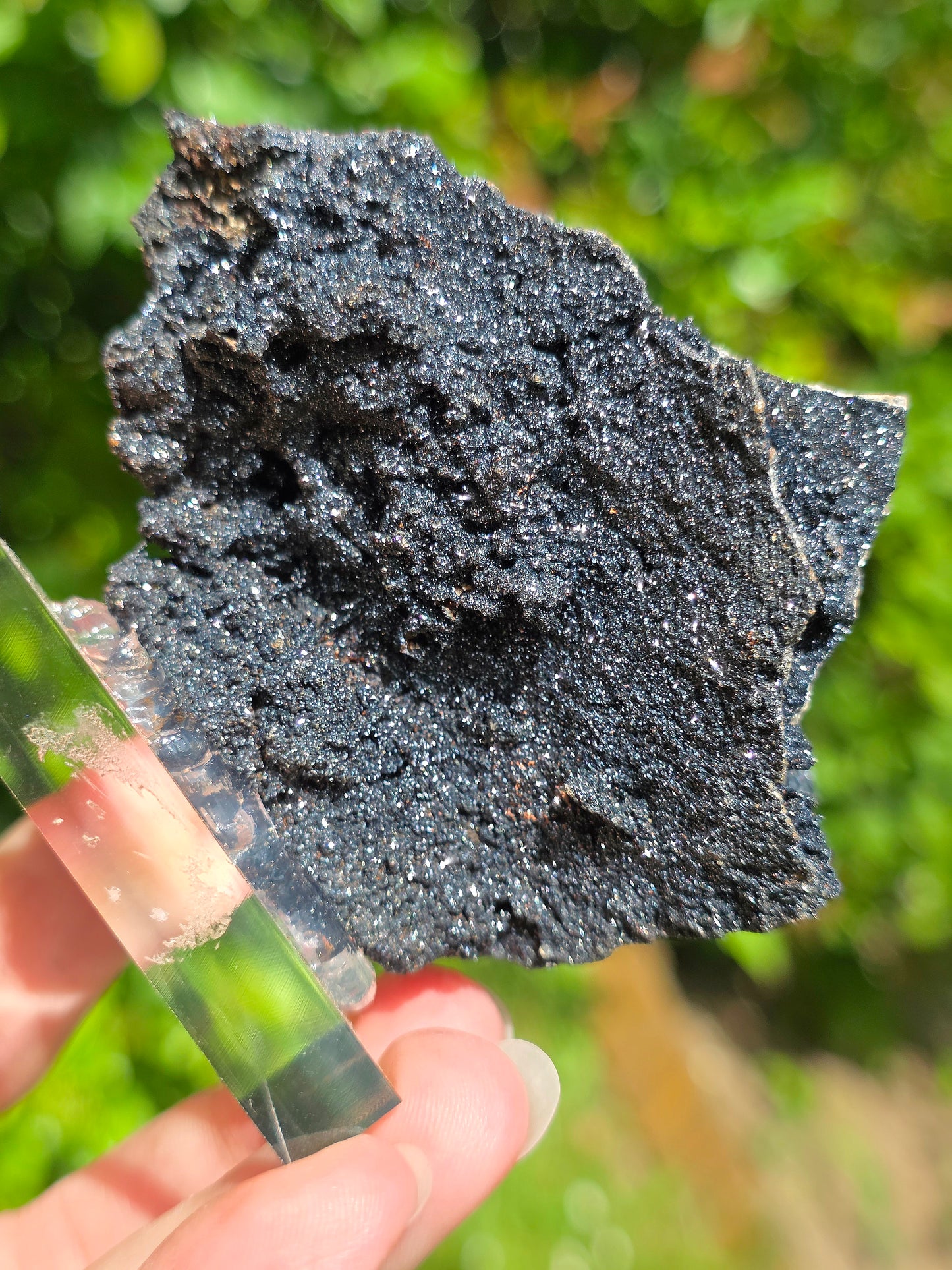 Goethite "Millefeuille" sur Quartz du Tarn