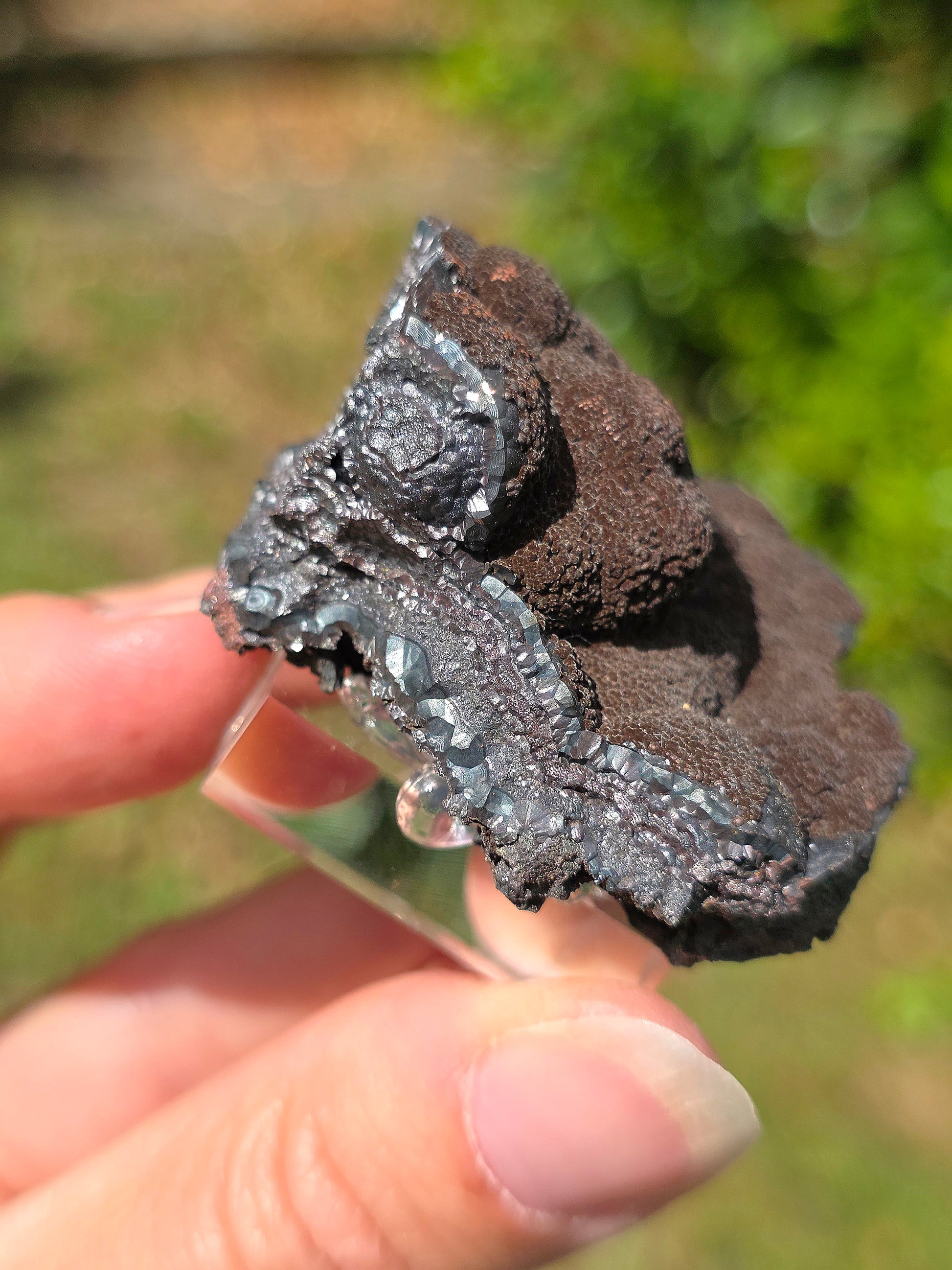 Goethite velours marron atypique du Tarn