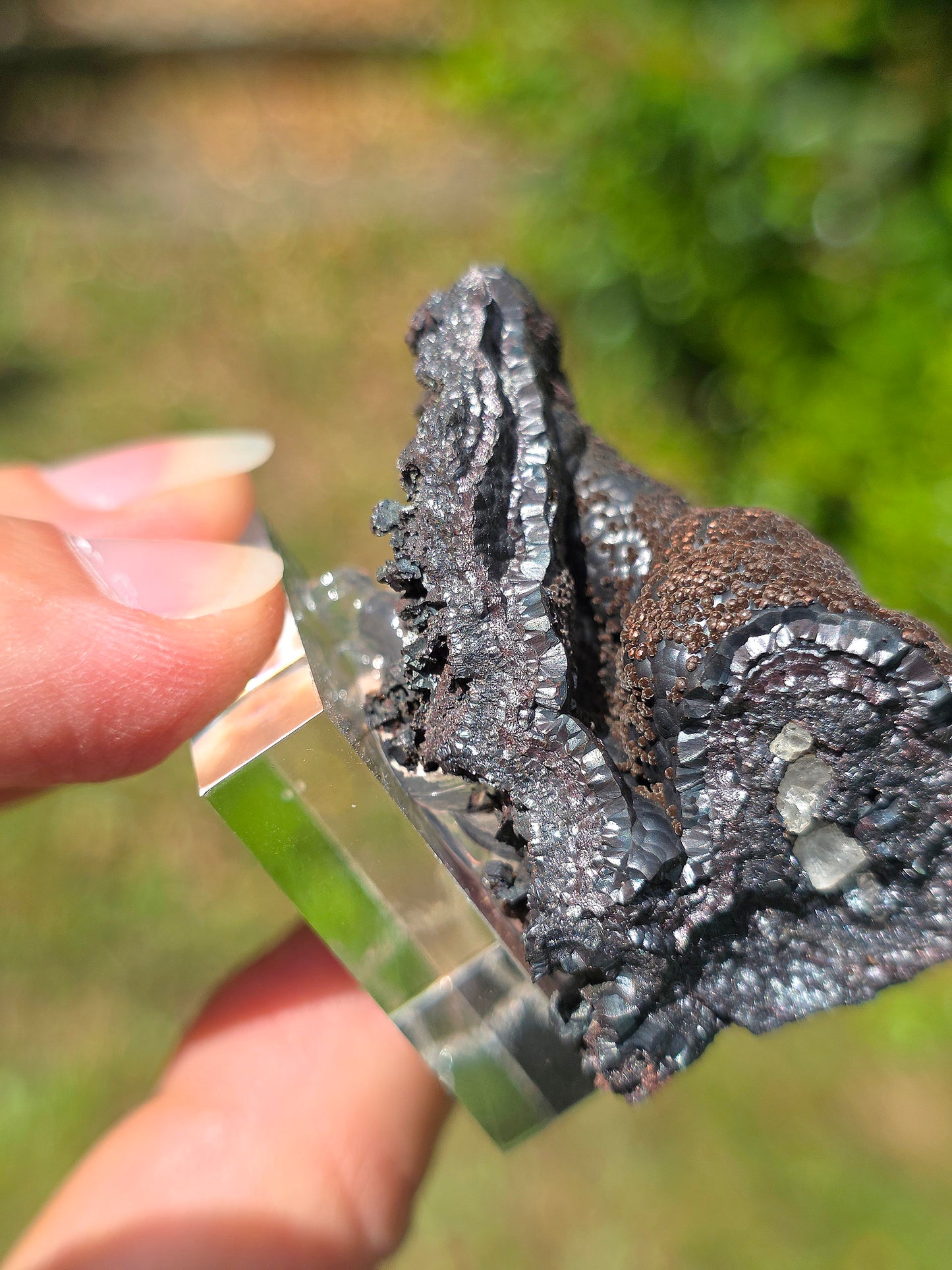 Goethite velours marron atypique du Tarn