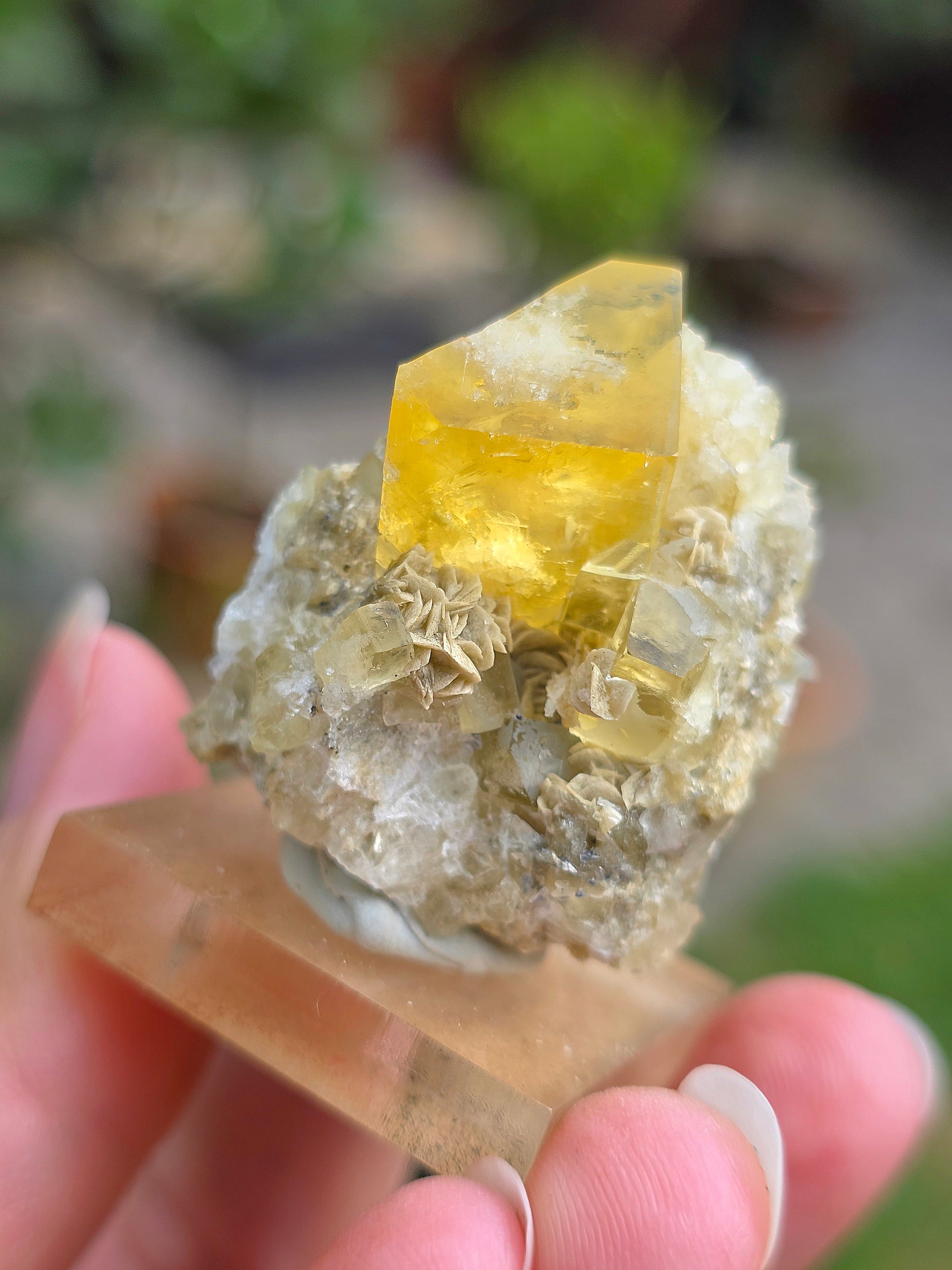  Fluorite jaune brute du Tarn