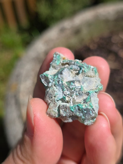 Calcédoine, Chrysocolle et Cuprite d'Indonésie