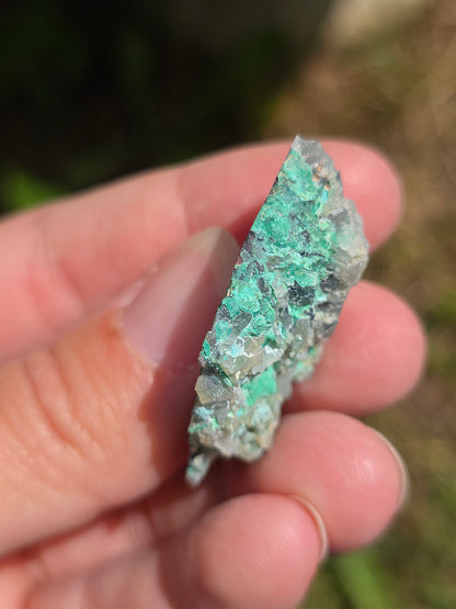 Calcédoine, Chrysocolle et Cuprite d'Indonésie