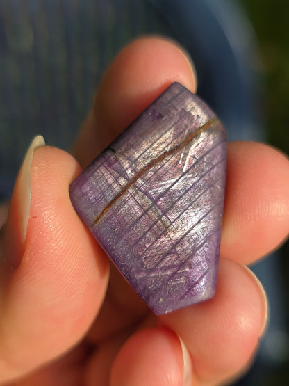 tranche de Corindon (Rubis/Saphir)