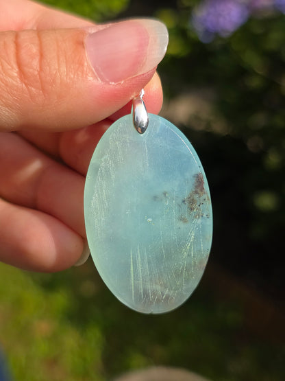 pendentif en Opale bleue du Pérou