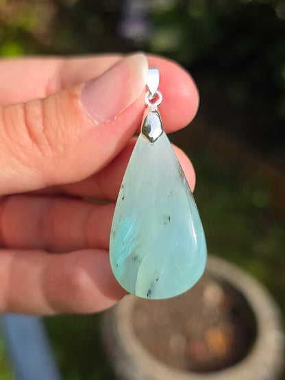 pendentif en Opale bleue du Pérou