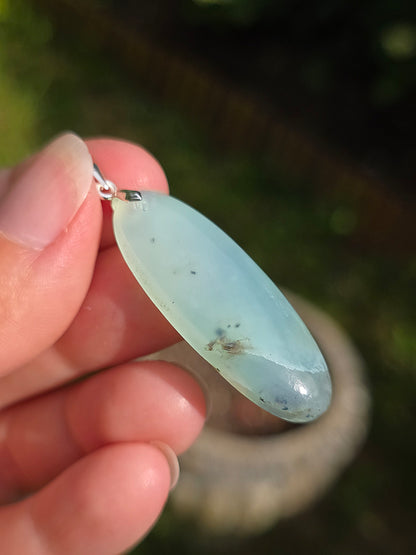 pendentif en Opale bleue du Pérou