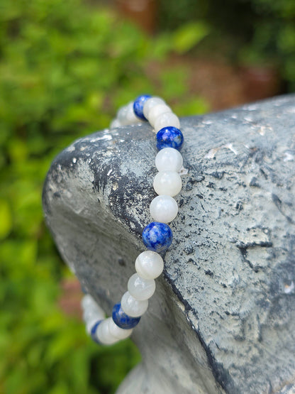 Bracelet Lapis Lazuli et Pierre de lune