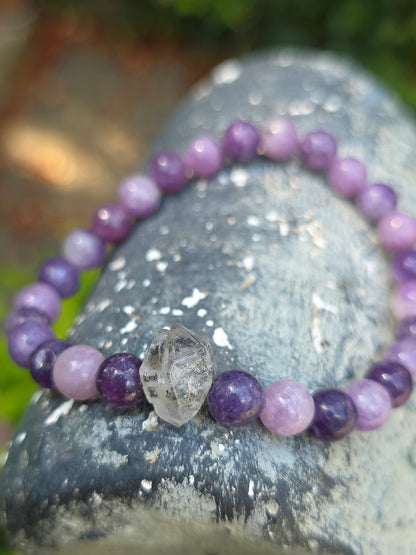 Bracelet diamant Herkimer (à choisir)