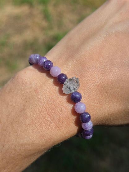 Bracelet diamant Herkimer (à choisir)