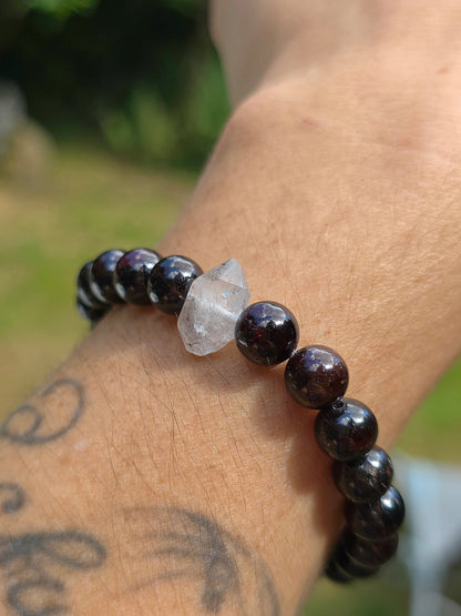 Bracelet diamant Herkimer (à choisir)