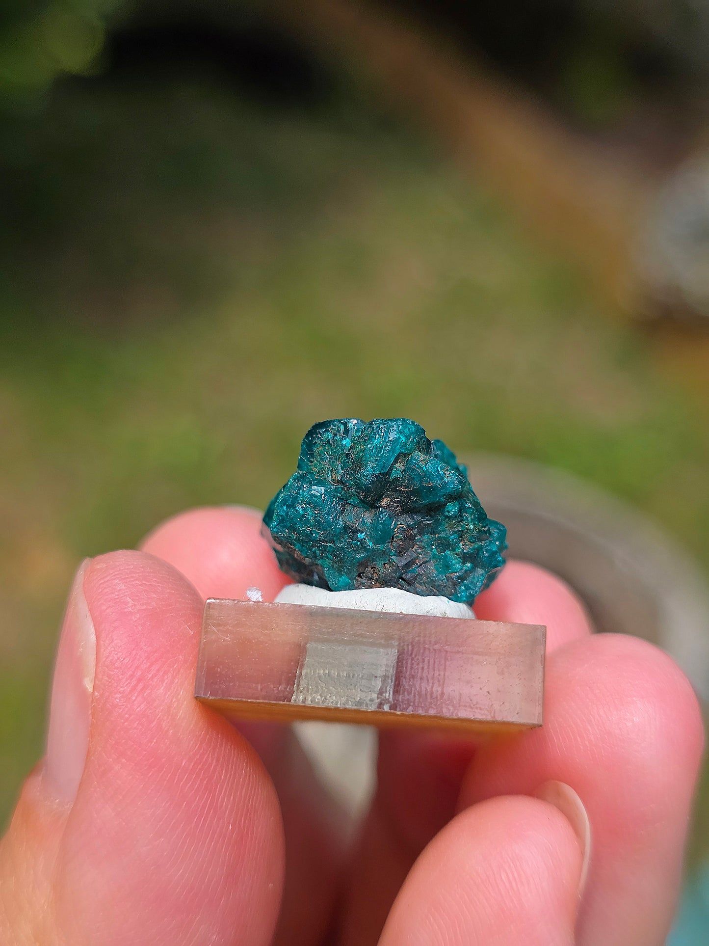 Joli Dioptase brut du Congo 