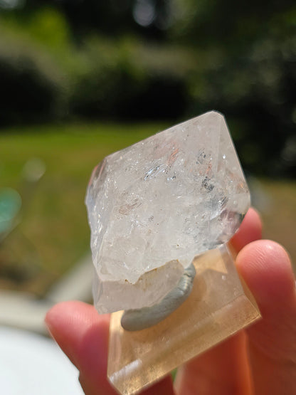 Quartz avec arcs-en-ciel du Maroc