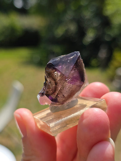 Quartz Shangaan brut sur socle