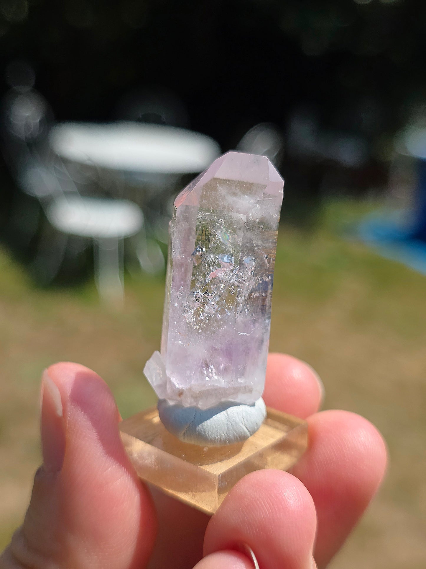 Quartz Goboboseb brut sur socle