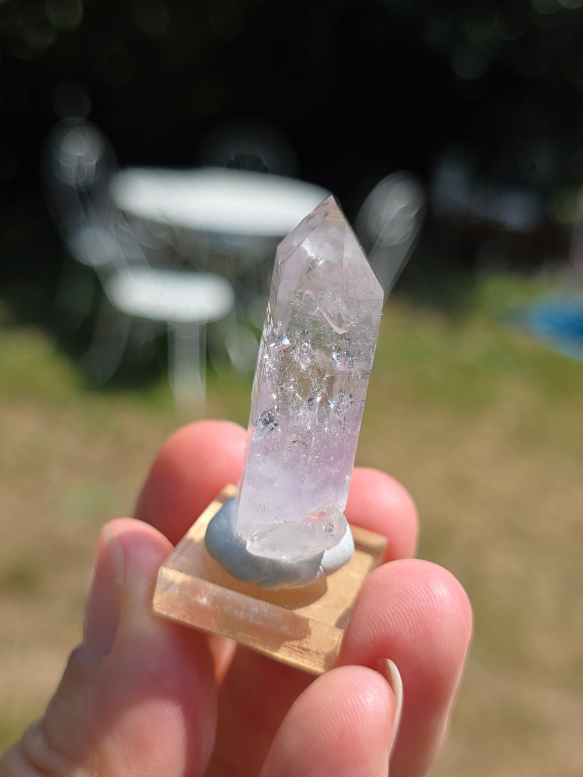 Quartz Goboboseb brut sur socle
