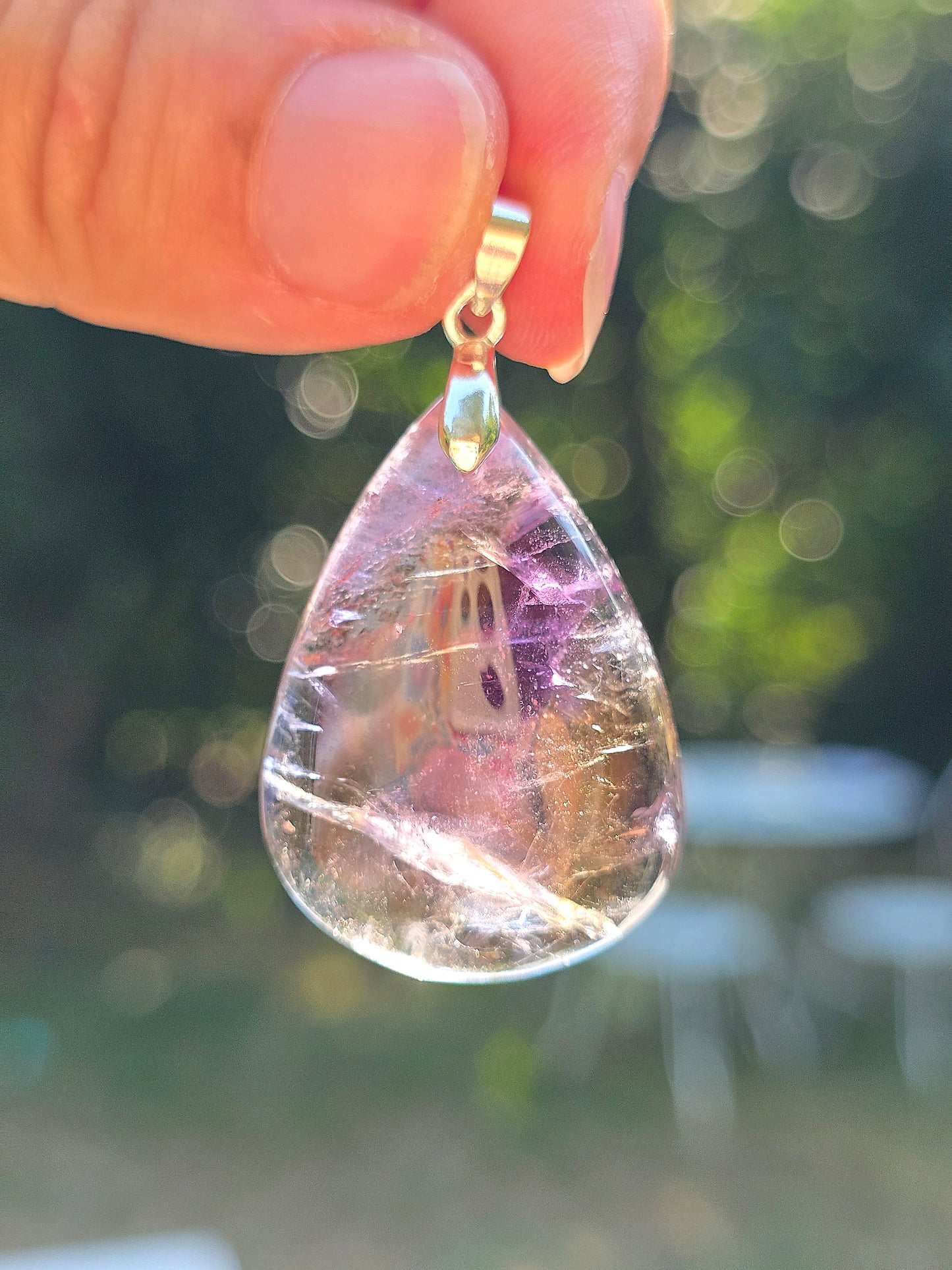 Superbe pendentif en Amétrine du Brésil