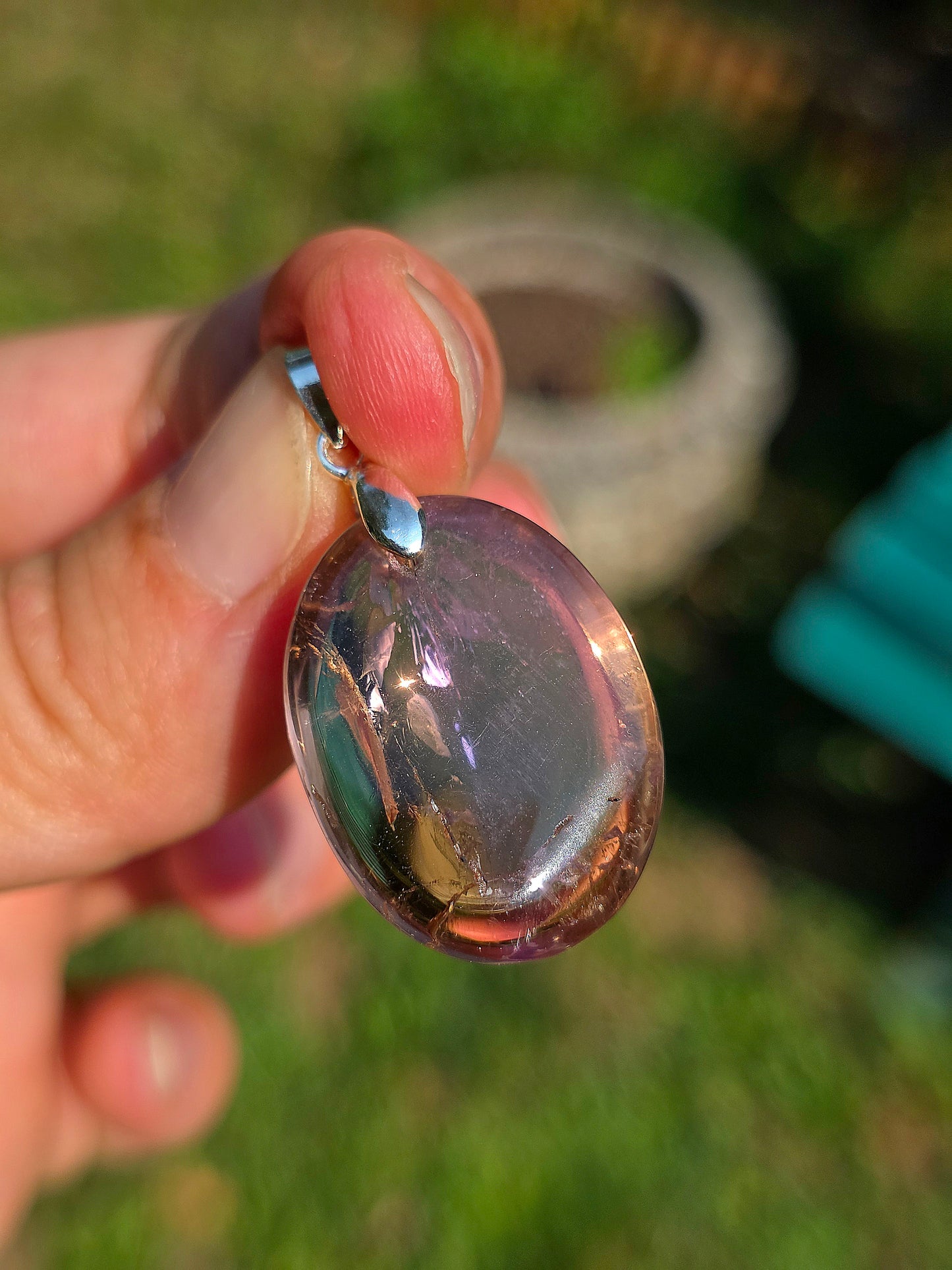 Superbe pendentif en Amétrine du Brésil