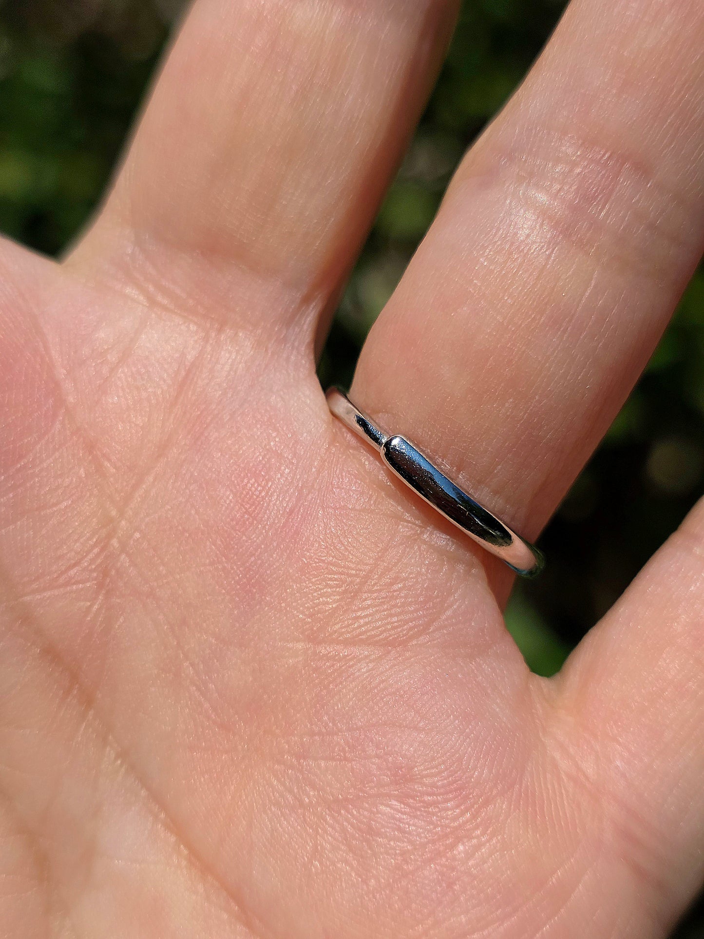 Bague en Topaze bleue réglable