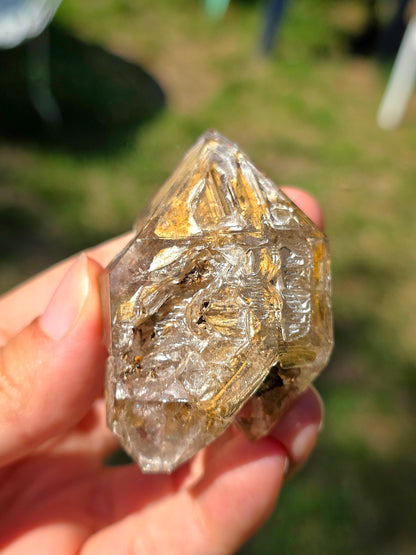 Quartz fenêtre (élestial) basque brut,France