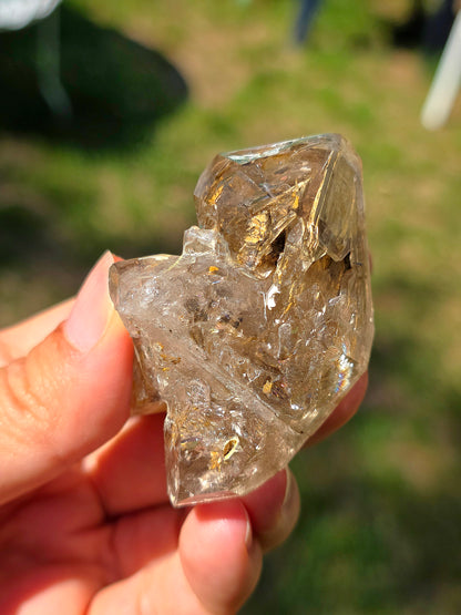 Quartz fenêtre (élestial) basque brut,France
