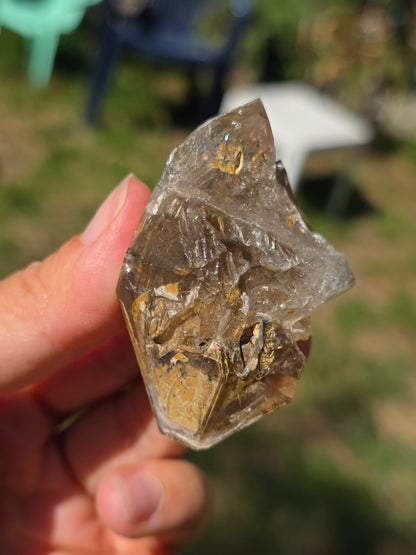 Quartz fenêtre (élestial) basque brut,France
