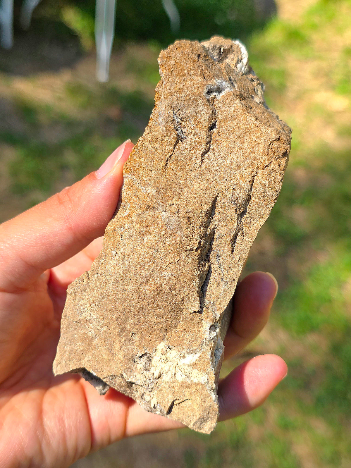 Baryte blanche brute française de l'Ariège en France