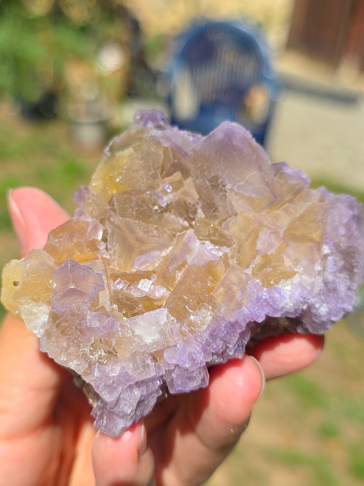 Fluorine bicolore brute du Béarn