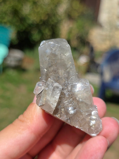 Calcite miel avec fantôme des Pyrénées