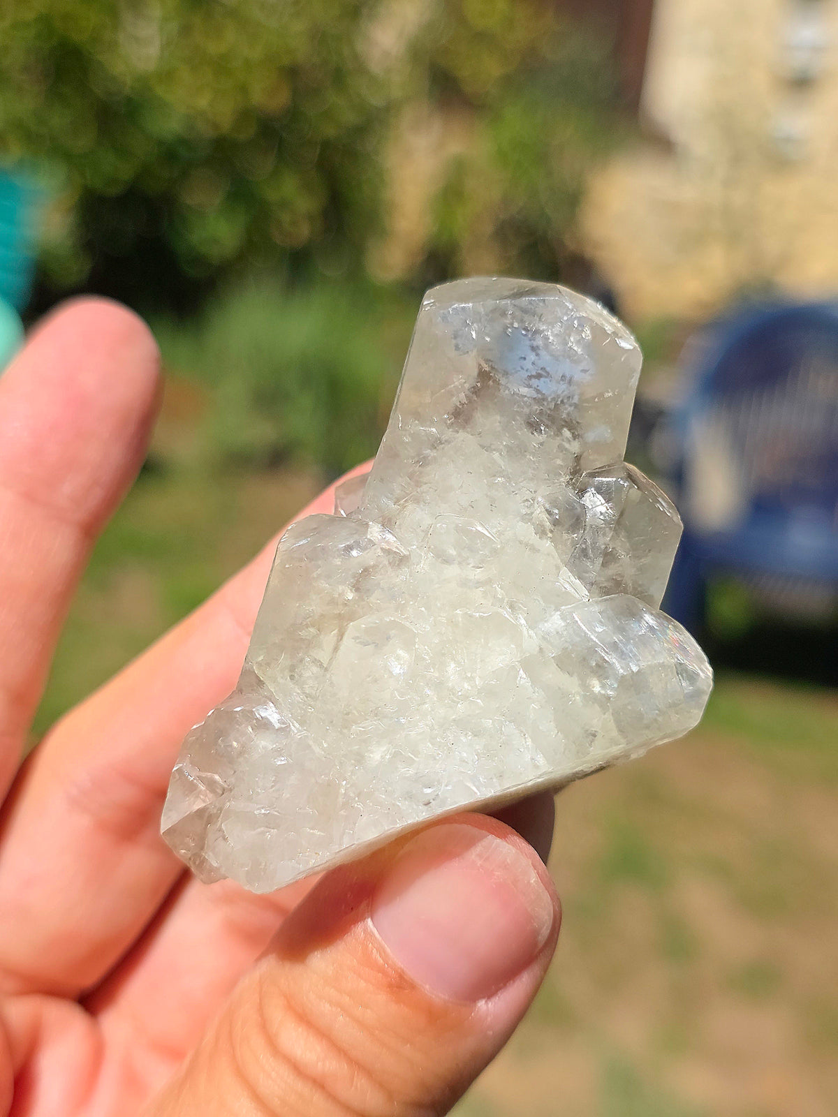 Calcite miel avec fantôme des Pyrénées