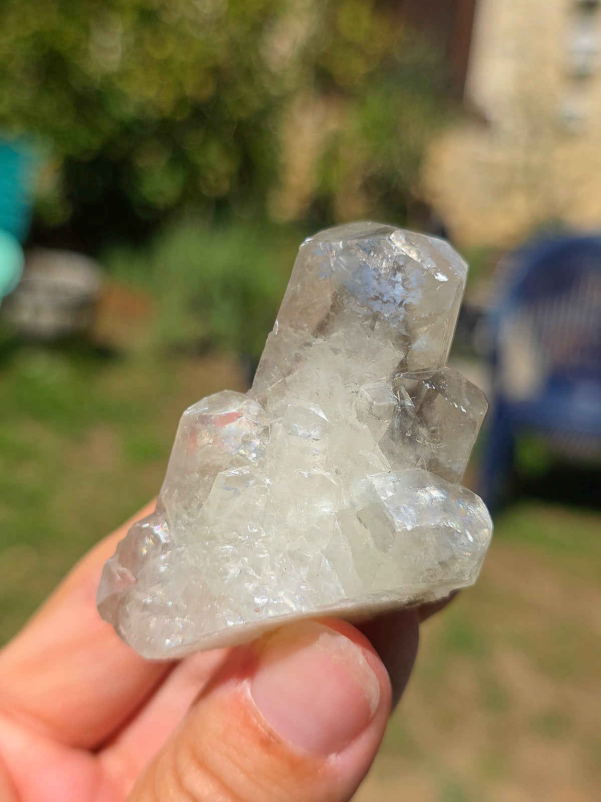 Calcite miel avec fantôme des Pyrénées